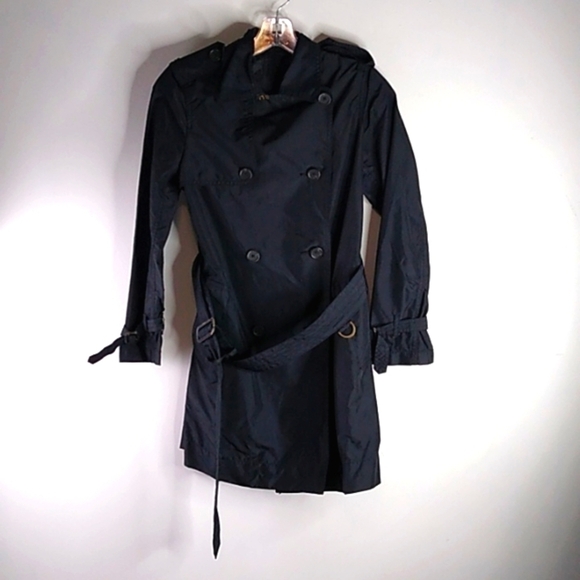 Banana Republic - Navy Unlined Rain Coat - Size Petite XS - Picture 1 of 7